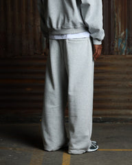 American Thrift Wide Leg Pants Grey Heather