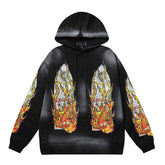 Stained Glass Flame Hoodie