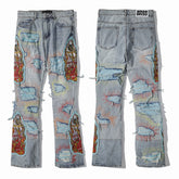 Stained Glass Flare Jeans