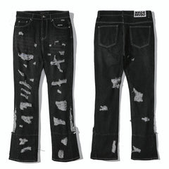 Distressed Flare Jeans