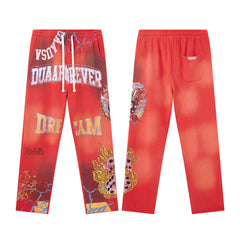 Flaming Dice Sweatpants