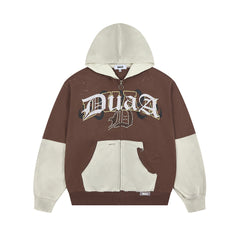 Gothic Logo Zip Hoodie