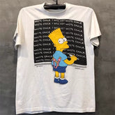 The Simpson Printed Short Sleeves Oldschool Street Style Anime Tee Shirt