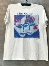 The Cure Treatment Rock Band Abstract Design Short Sleeve T-shirt Rapcore American Small Collar Half Sleeve Trendy