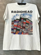 Radiohead British Radiohead Rock Band Vintage American Retro Street Trendy Short Sleeve Half Sleeve