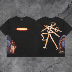 TS联名Travis Scott短袖T恤 Utopia限定嘻哈潮流 (1)