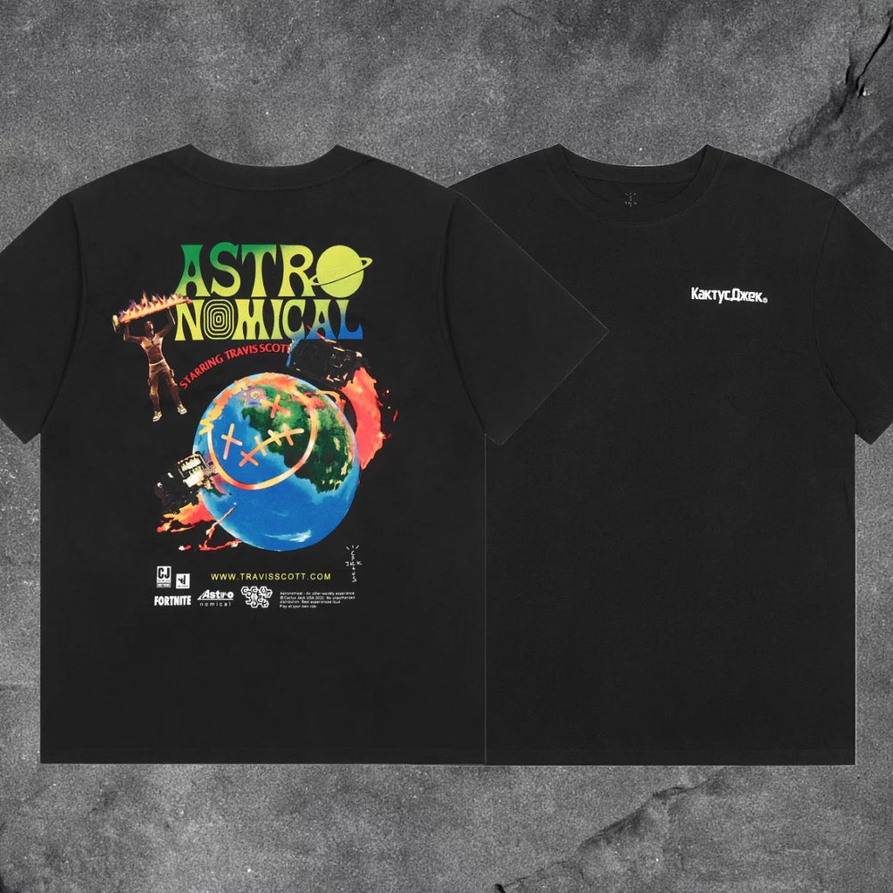 TS联名Travis Scott短袖T恤 Utopia限定嘻哈潮流 (69)