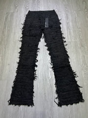 BigD ready to wear, American ROCKS * AR women's slightly stretchy mid waist slightly flared jeans Z1 M1 RC16