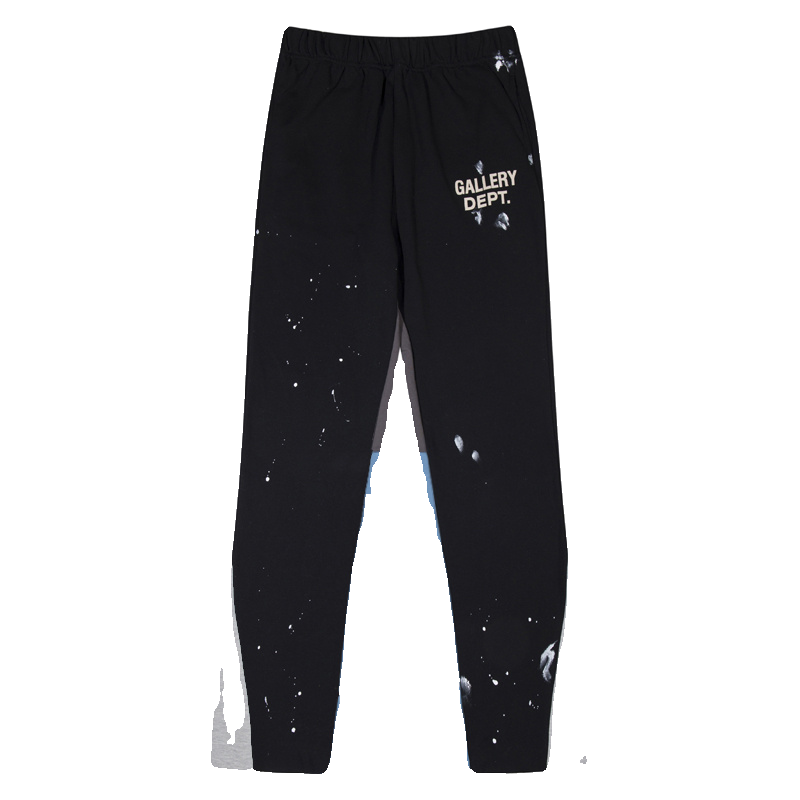 GALLERY DEPT Street Hip Hop Style Men's Inkjet Graffiti Loose Wide Leg Micro Horn Splicing Pants