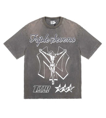 Triple Sevens NY Savior Tee Grey