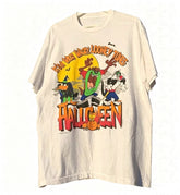 Halloween Crazy Rabbit Cartoon Men's Women's Tee