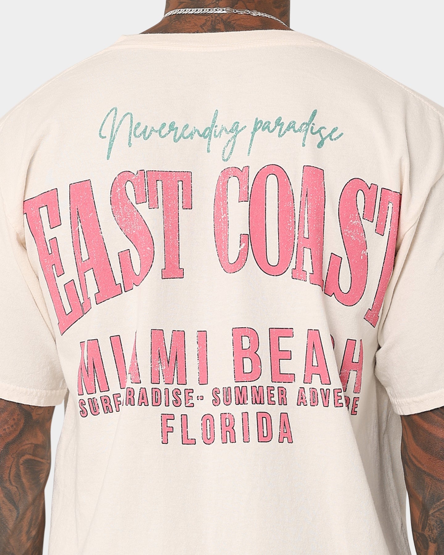 73Studio Miami Beach Vintage T-Shirt Off White