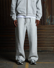 American Thrift Wide Leg Pants Grey Heather