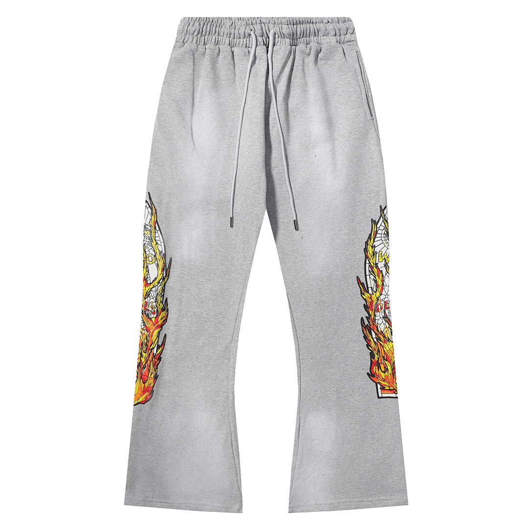 Flame Flare Sweatpants