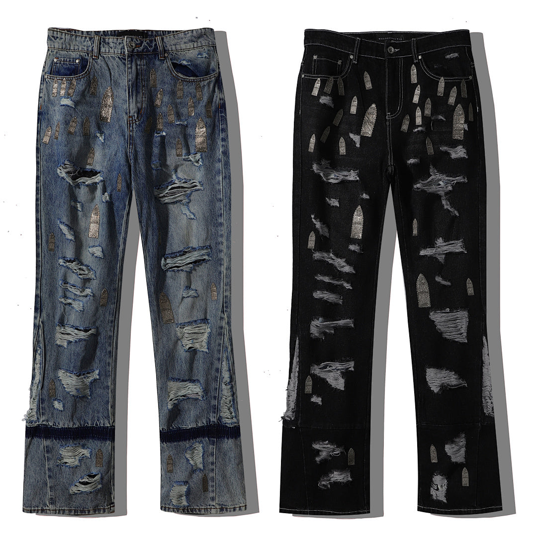 Stained Glass Flare Jeans