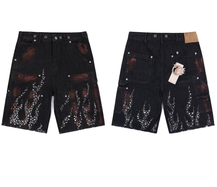 Hell Washed Denim Jorts