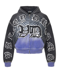 Vale Forever Hypnotiq Zip Up Hoodie Black