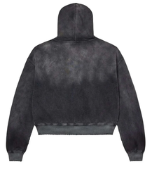 Vale Forever Valley Dreams Crest & Shield Graphic Vintage Wash Full-Zip Hoodie