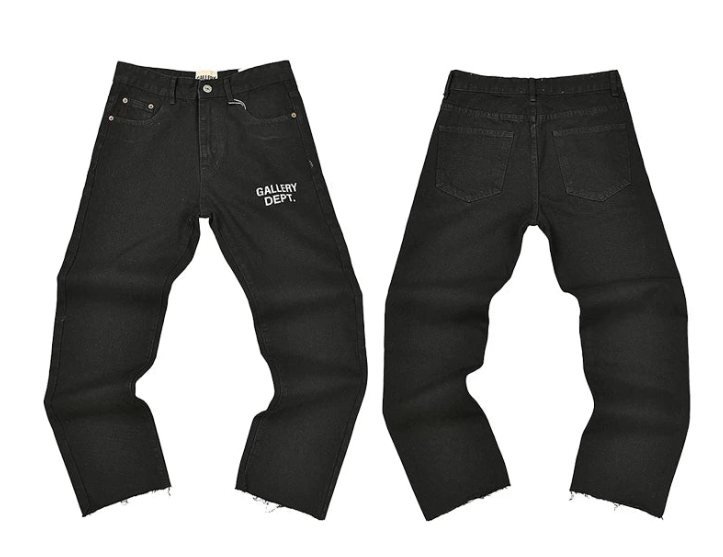 GALLERY DEPT Men's and women's casual vintage black jeans