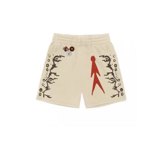 Primitive Art Graphic Sweat Shorts