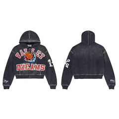 Vale Forever Valley Dreams Sun Wave Zip-Up Hoodie