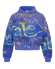 Vale Forever Spearmint Zip Up Hoodie Green blue
