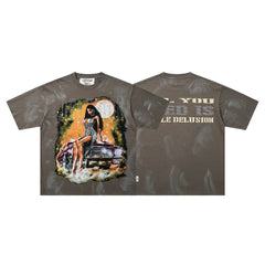 Vintage Lady Moon Tee