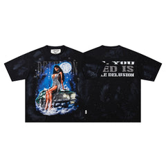 Vintage Lady Moon Tee
