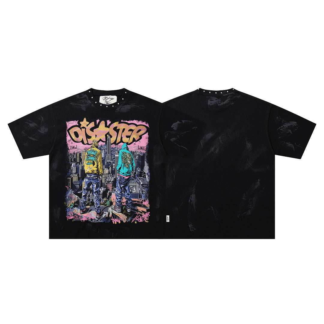 Disaster City Hooded Figures Tee