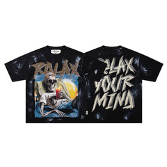 Relax Your Mind Skeleton Tee