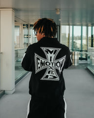 Black “Quarter” zip Jacket