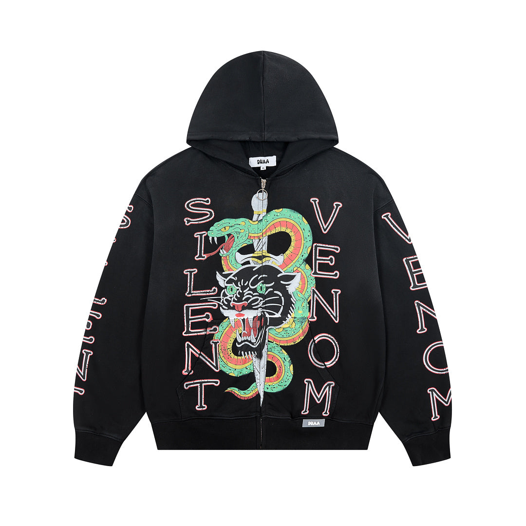 Venom Panther Zip Hoodie