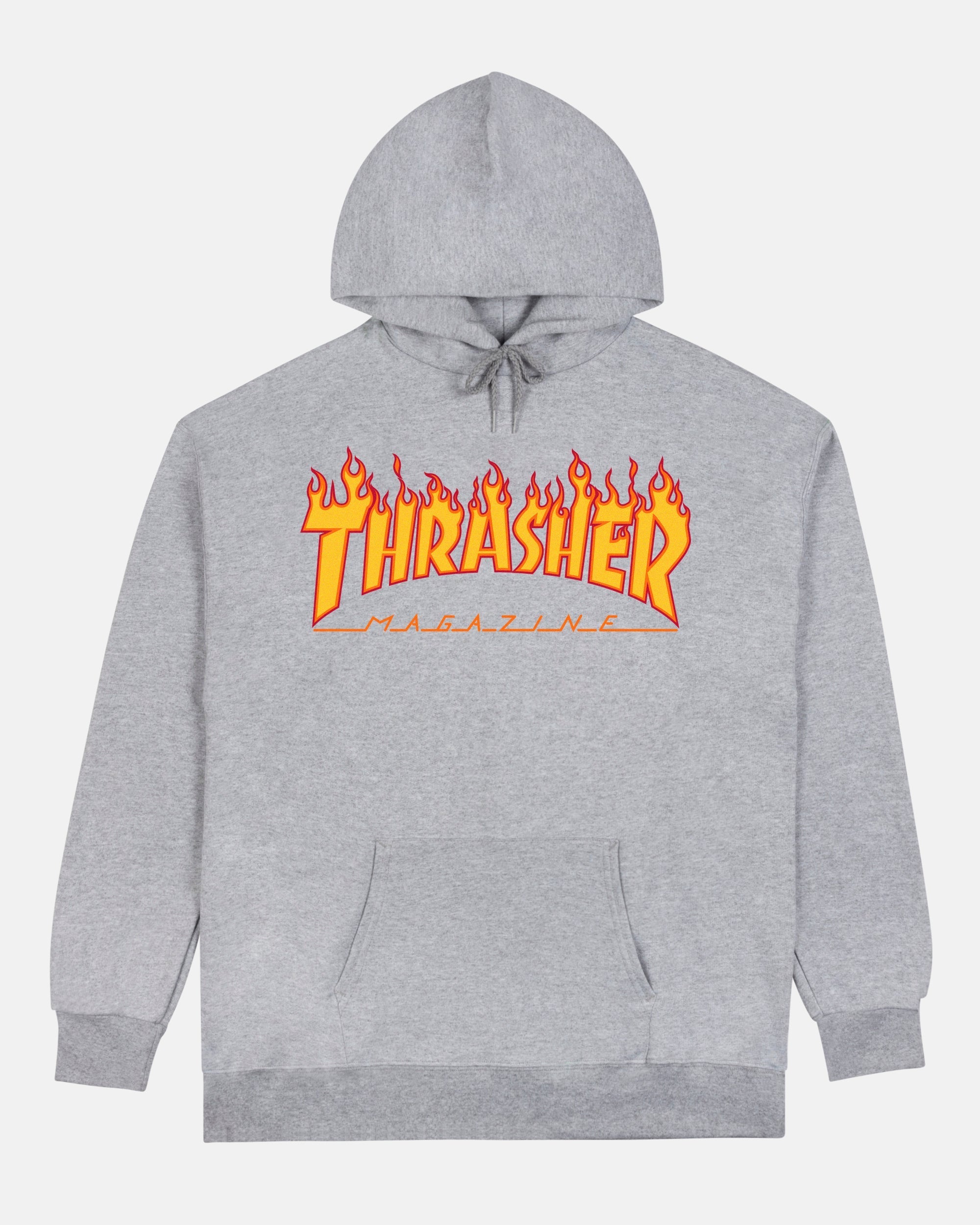 FLAME - HOODIE - GREY