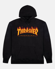 FLAME - HOODIE - BLACK