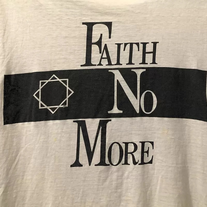 Faith No More High Street Rock FOG Men and Women Cityboy Heavy Cotton Short sleeved T-shirt