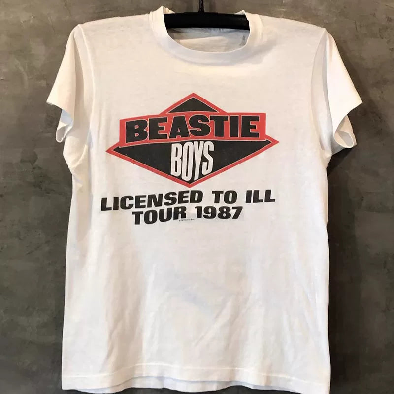 Beastie Boys: American Hip Hop Rap Chic Rock Short Sleeve Men's and Women's Texture T-shirt