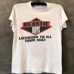 Beastie Boys: American Hip Hop Rap Chic Rock Short Sleeve Men's and Women's Texture T-shirt