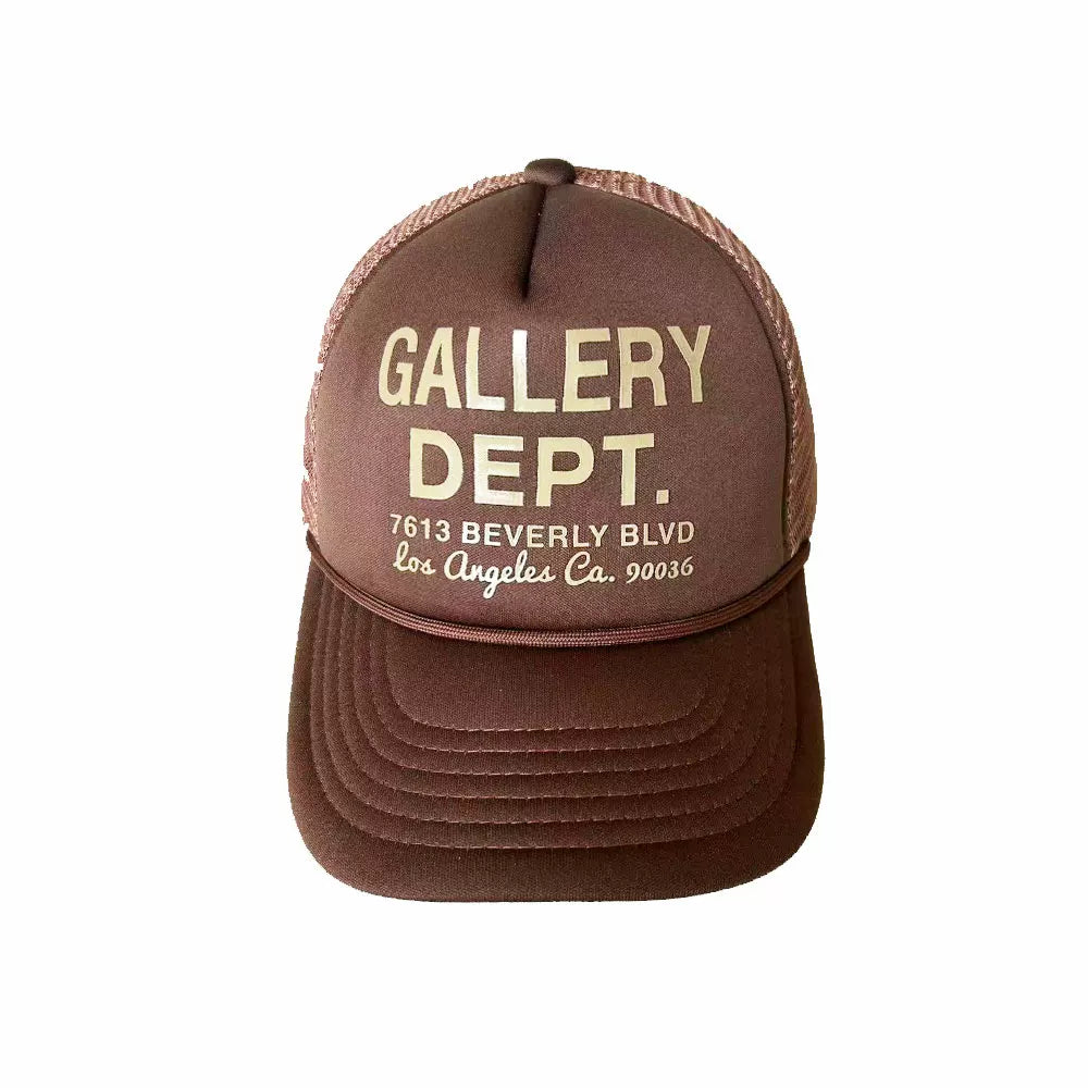 Gallery dept hat casual adjustable duckbill hat versatile niche letter sunshade summer unisex