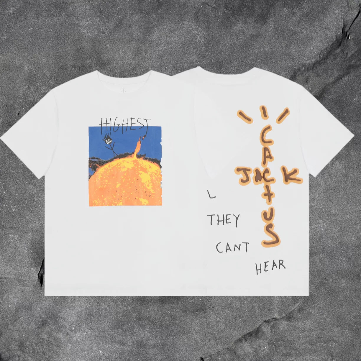 TS联名Travis Scott短袖T恤 Utopia限定嘻哈潮流 (101)