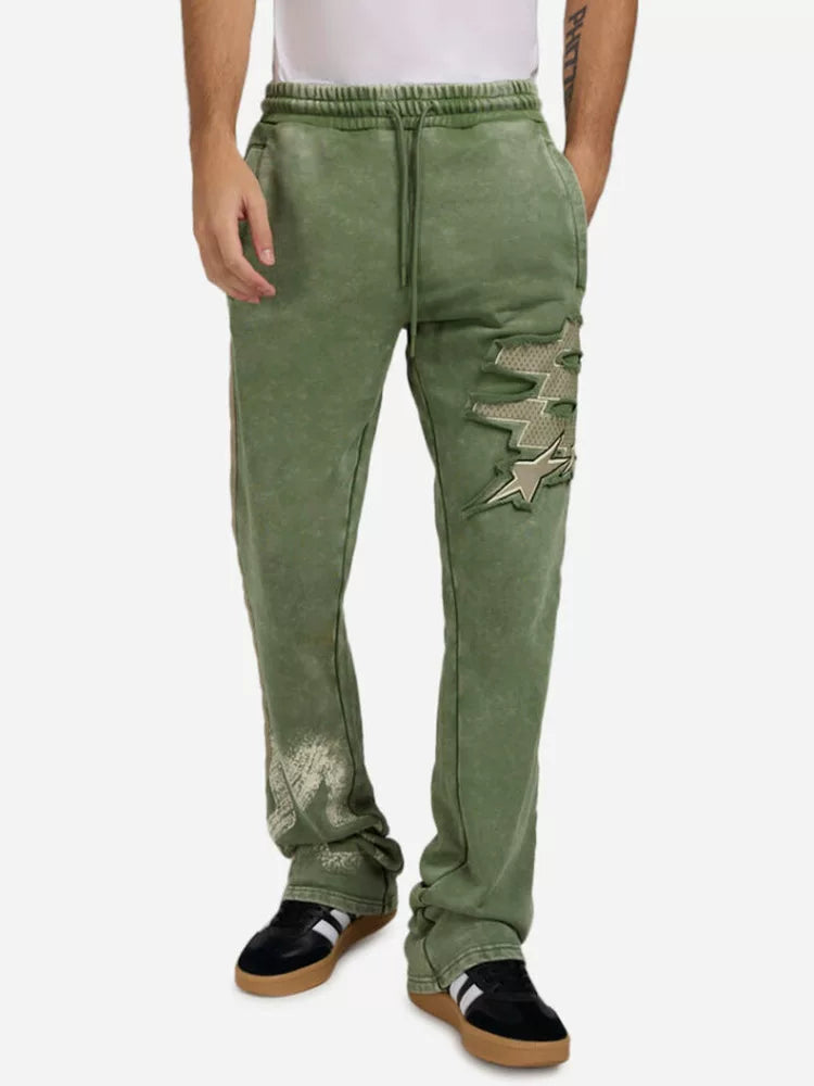 BigD ready to wear, SM0KERIS3 men's loose regular thick casual micro pull pants 12D2 SR05