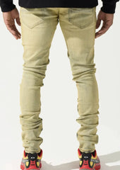 BigD ready to wear, American SEREN * * * men's stretch ripped jeans A1 K3 SE26