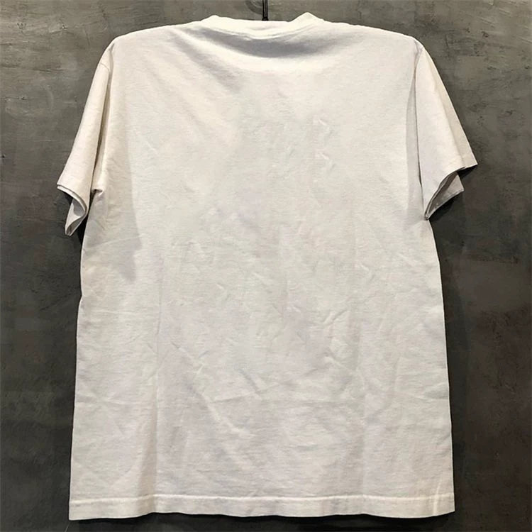 Foo Fighters retro American street hip-hop punk vtg off shoulder loose rock short sleeved T-shirt
