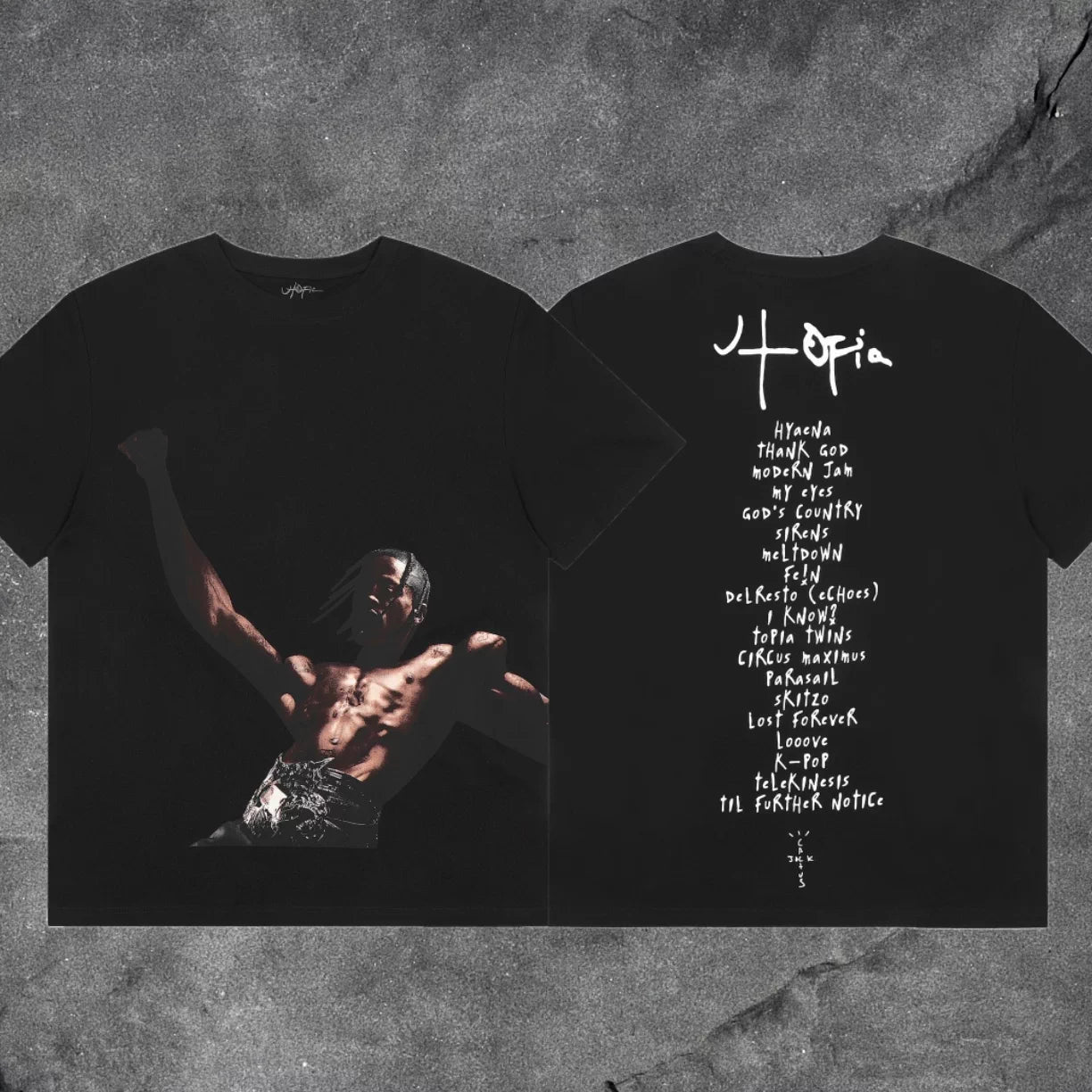 TS联名Travis Scott短袖T恤 Utopia限定嘻哈潮流 (7)