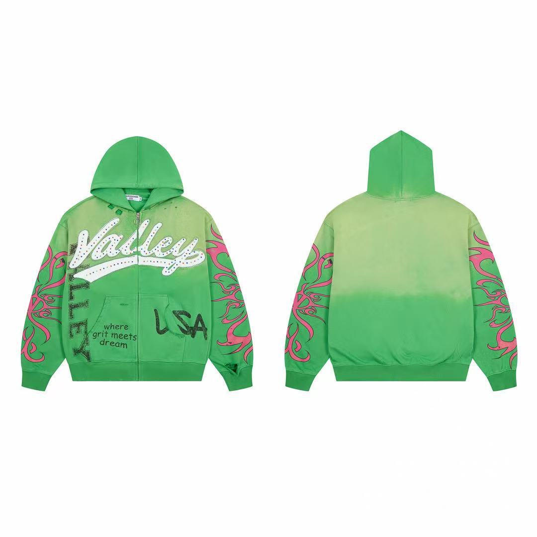 Vale Forever Valley USA Zip-Up Hoodie