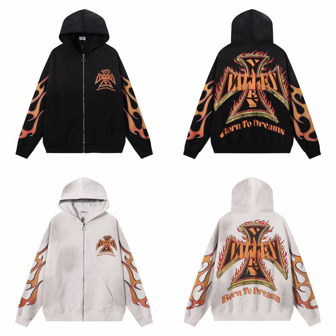 Vale Forever Flames Cross Hoodie