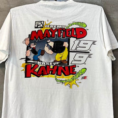 Popeye the Sailor Popeye classic manga cec American small collar short sleeved T-shirt trendy