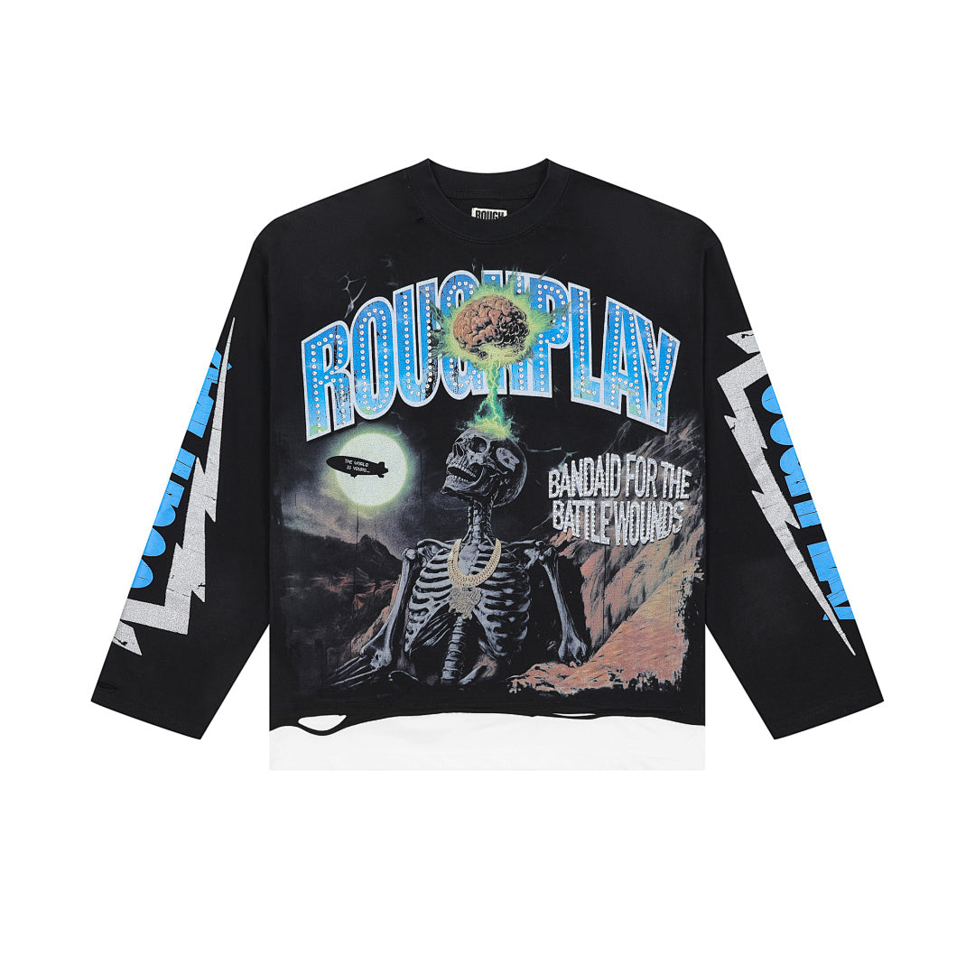 Desert Skeleton Cropped Top