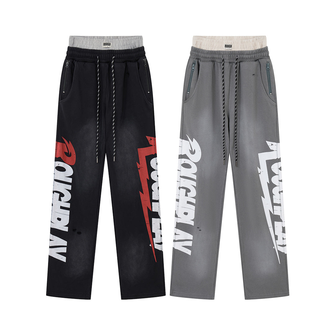 Lightning Wide Leg Sweatpants