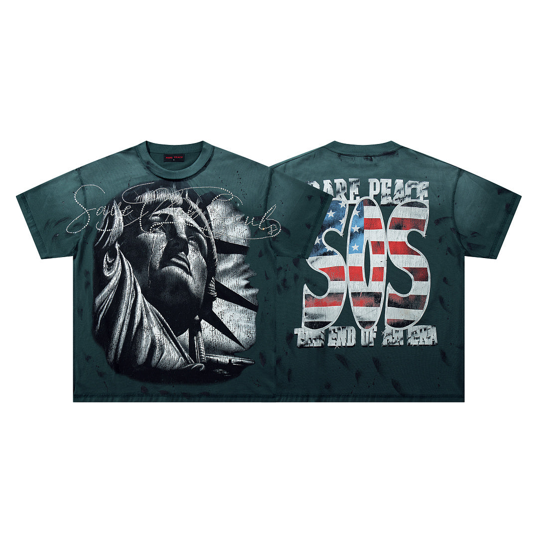 Statue of Liberty SOS Tee
