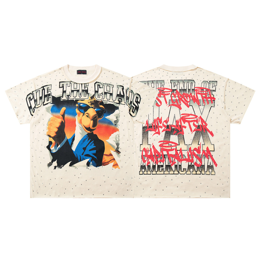 Cue the Chaos Camel Tee